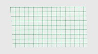 Green grid washi tape, stationery design vector