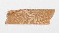 Tape mockup, William Morris pattern stationery design psd