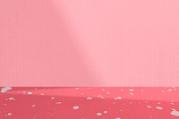 Pink aesthetic product backdrop, feminine design