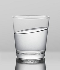 Glass of water macro shot 