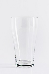 Empty long transparent glass