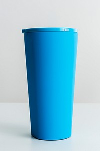 Blue reusable tumbler from Corkcicle. JANUARY 29, 2020 - BANGKOK, THAILAND 