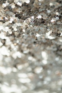 Shiny silver  glitter textured background