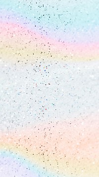 Glitter mobile wallpaper, aesthetic holographic background