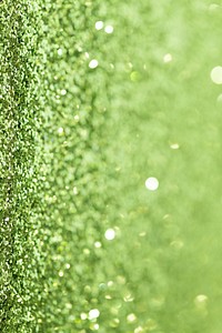 Shiny green glitter textured background