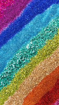 Rainbow glitter iPhone wallpaper, LGBTQ background