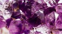 Amethyst crystal macro photography