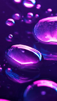 Vibrant neon purple liquid background