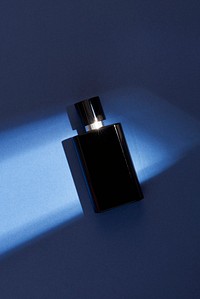 Black perfume glass bottle design resource
