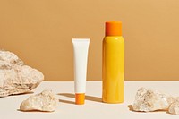 Sunscreen product packaging design resource