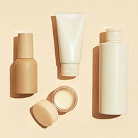 Beauty products design resource set