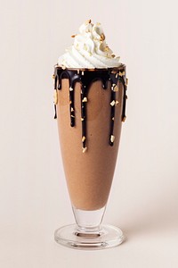 Chocolate milkshake studio shot