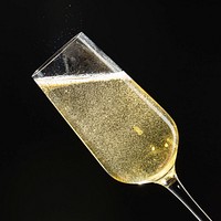 Sparkling wine in a flute