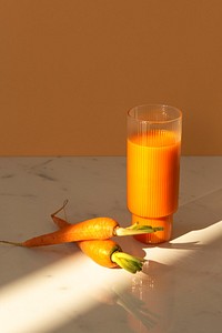 Cold pressed carrot juice