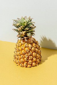 Half a pineapple food photography