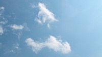White cloud on a blue sky background