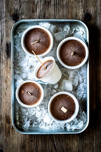 Homemade chocolate peanut butter ice cream cups recipe