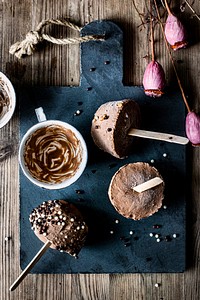 Homemade chocolate peanut butter ice cream cups recipe