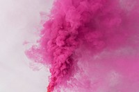 Pink smoke effect on a white background wallpaper