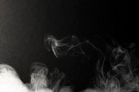 White smoke effect on a black background wallpaper