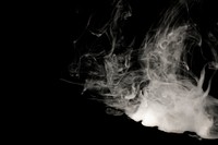 White smoke effect on a black background wallpaper