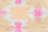 Orange and pink shibori patterned background