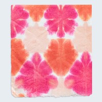 Orange and pink shibori patterned background