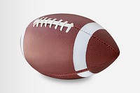 Leather American football ball mockup