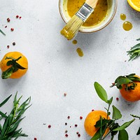 Homemade honey mustard dressing in a bowl food photography