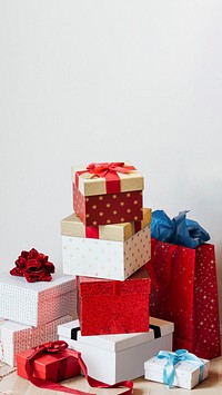 Sparkly Christmas gifts instagram post stye 