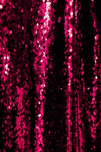 Fabric with shiny pink sequins
