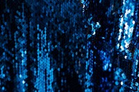 Blue shiny sequin cloth background