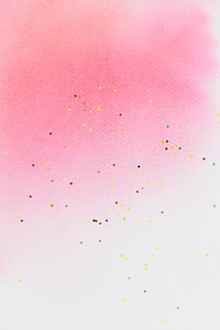 Glittery pink white watercolor background