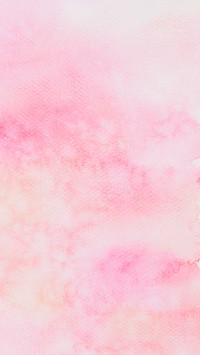 Abstract pink watercolor textured phone background