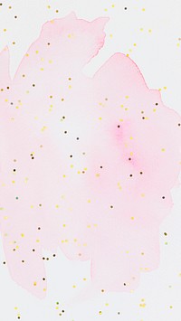 Gold glitter pink watercolor background