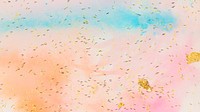 Gold shimmery confetti pastel banner