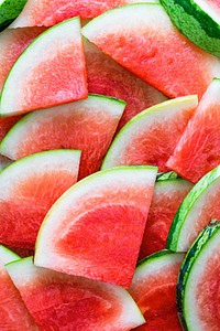 Delicious sliced watermelon wallpaper