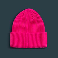 Pink beanie with cuff women&rsquo;s winter accessories