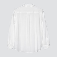 White blouse mockup psd women’s casual apparel