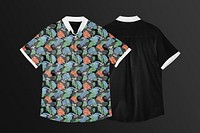 Hawaiian shirt mockup psd men’s casual apparel