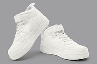 White high top sneakers unisex streetwear fashion