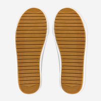 Brown shoes sole mockup psd footwear fashion