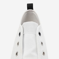 White high top sneakers mockup psd unisex footwear fashion