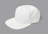 Simple white and pink cap headwear accessory