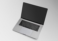 Laptop screen mockup psd digital device