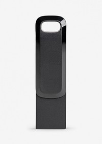 Black USB flash drive technology data storage device
