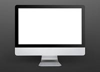 Computer monitor screen psd mockup digital device