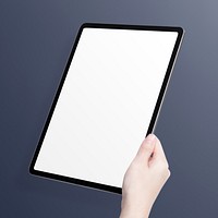 Tablet app showcase psd mockup smart tech