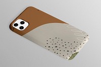 Mobile phone case psd mockup abstract pattern product showcase