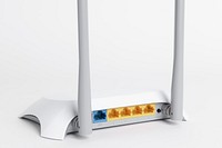 Wireless router mockup 5G network device